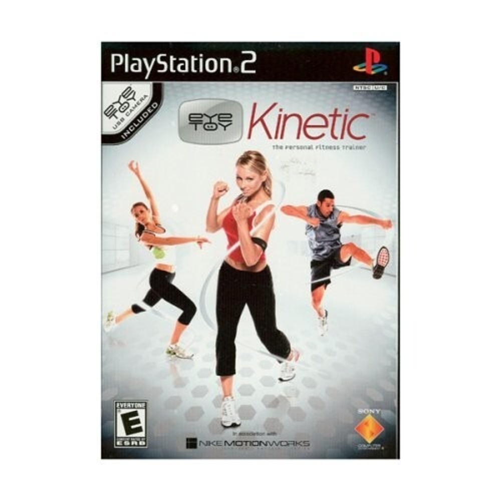 Eye Toy Kinetic with Camera In Box Sony PlayStation 2 PS2 Bundle‎